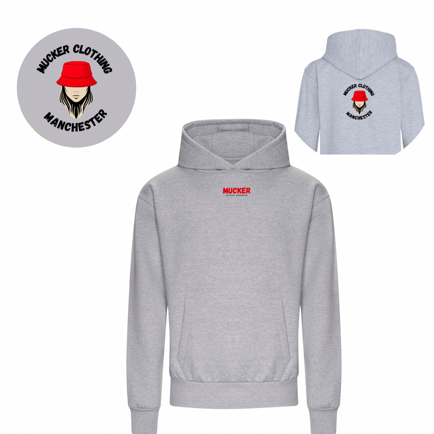 Mucker Manchester Hoodie Women’s Grey