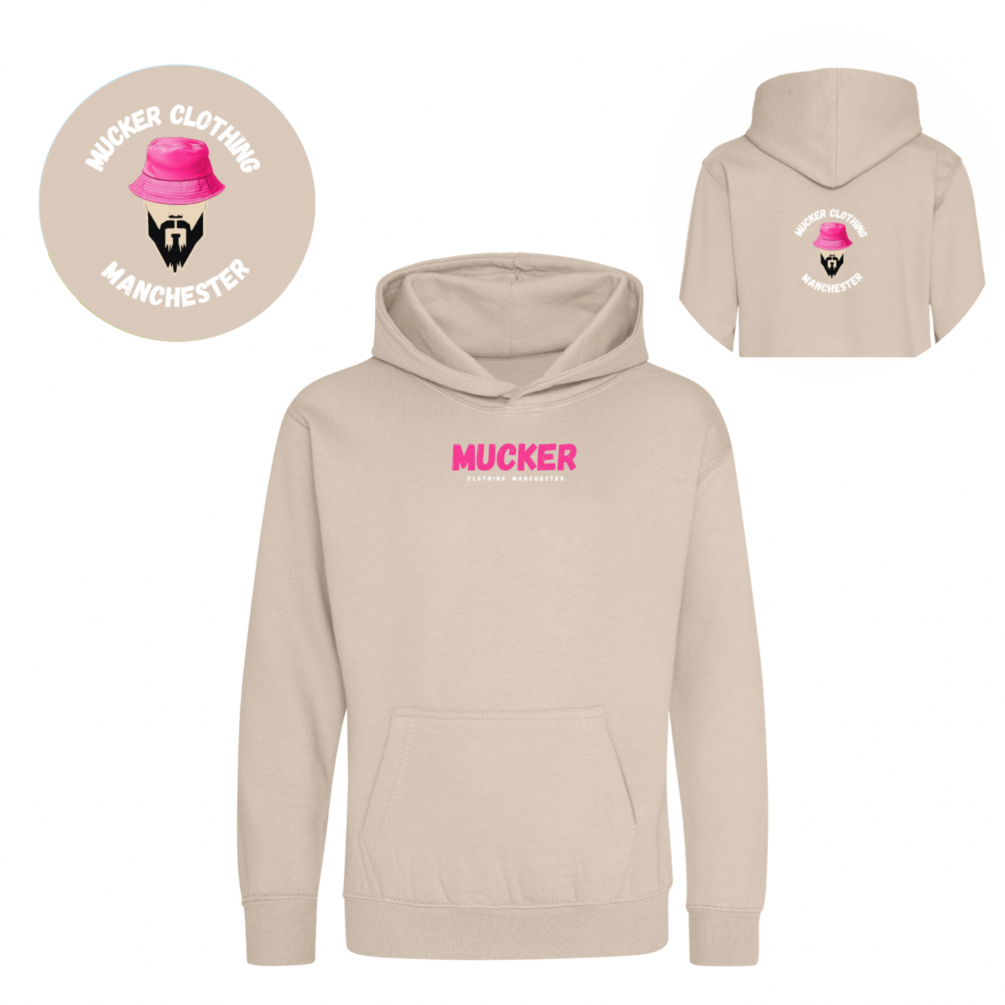 Mucker Manchester Hoodie Sand