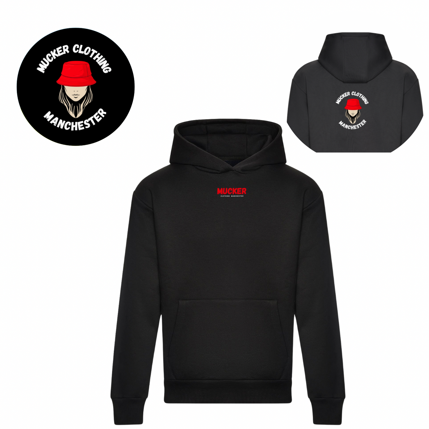 Mucker Manchester Hoodie Woman’s Black