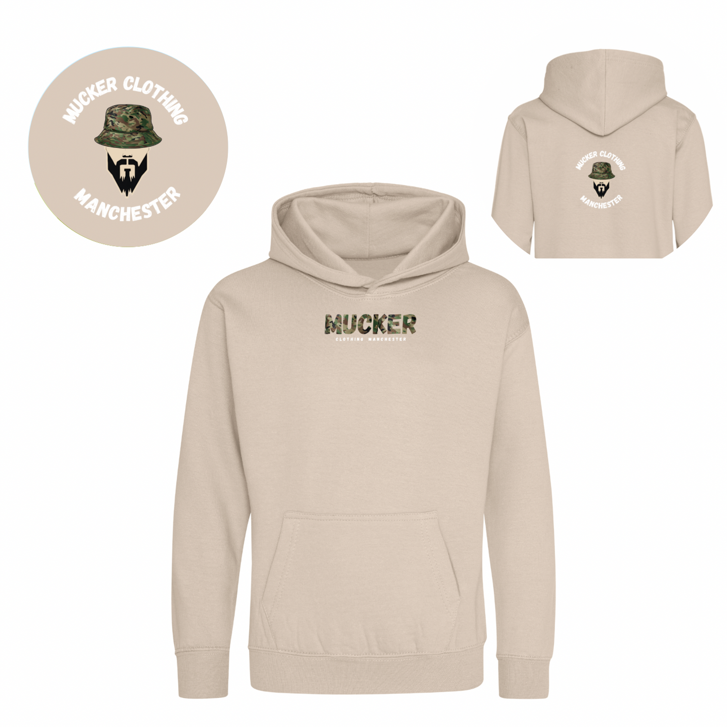 Mucker Manchester Hoodie Sand
