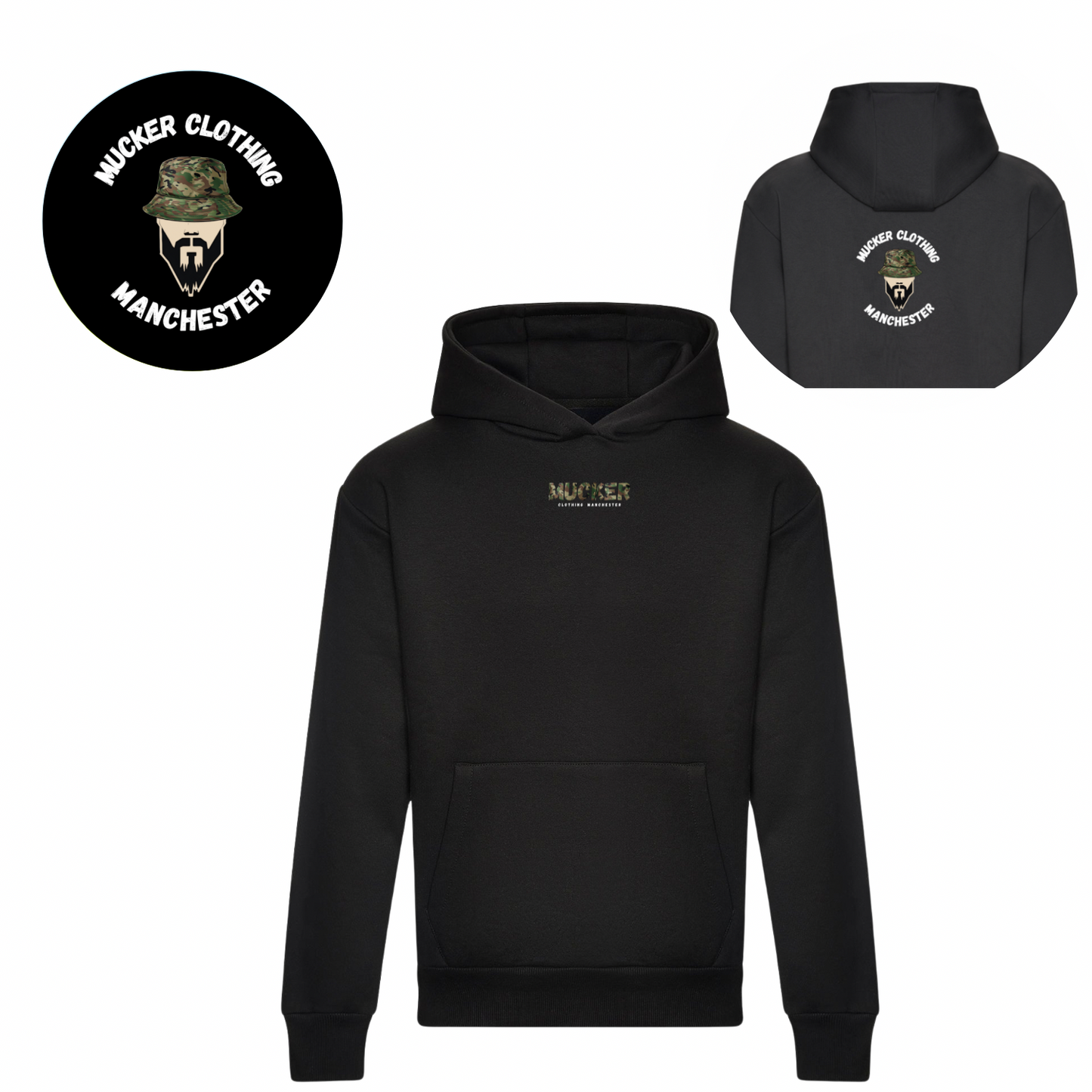 Mucker Manchester Hoodie Black