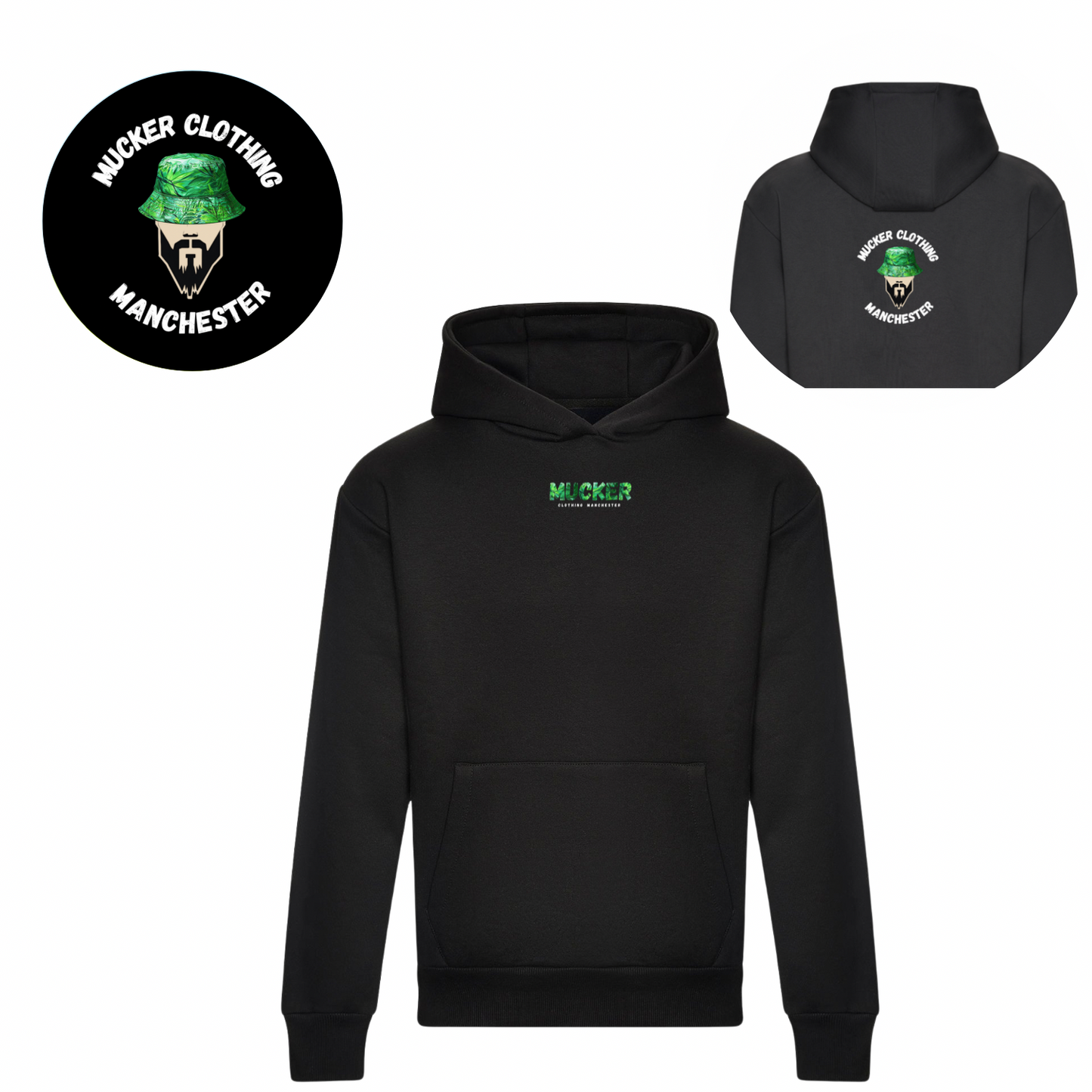 Mucker Manchester Hoodie Black