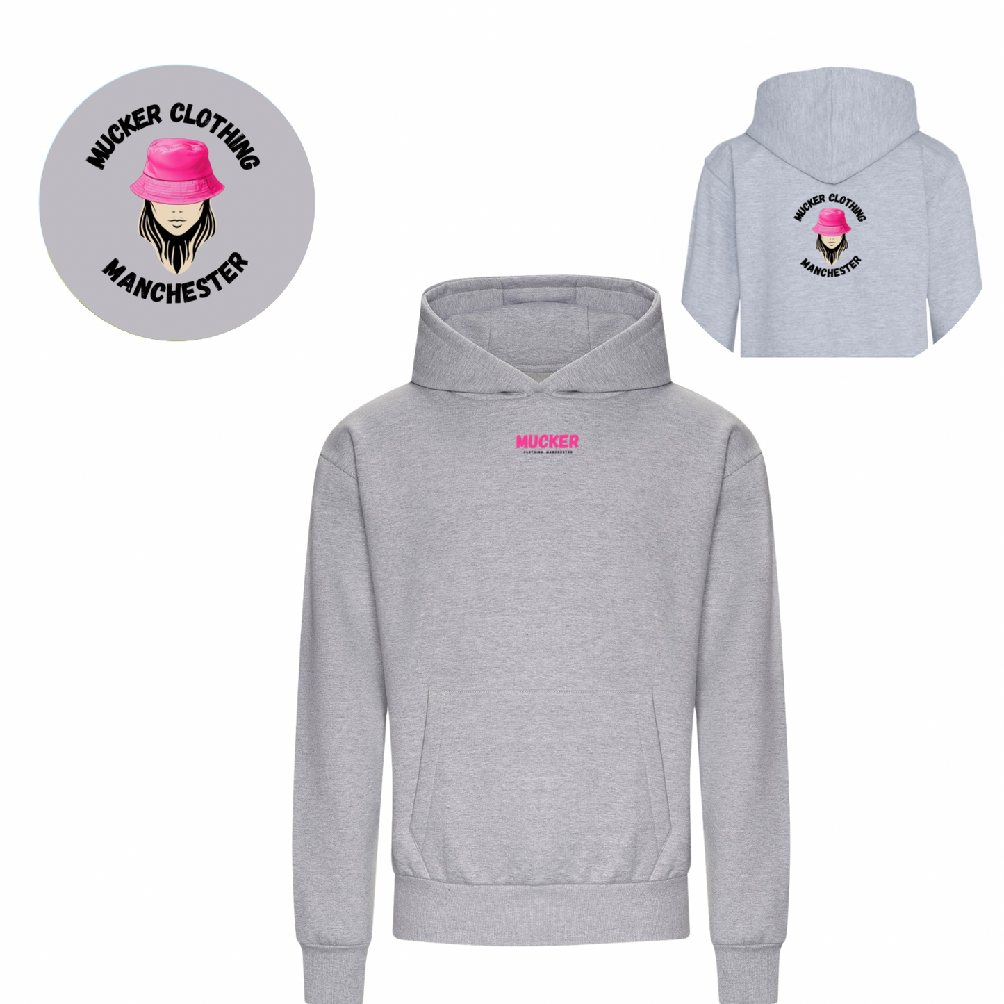 Mucker Manchester Hoodie Women’s Grey