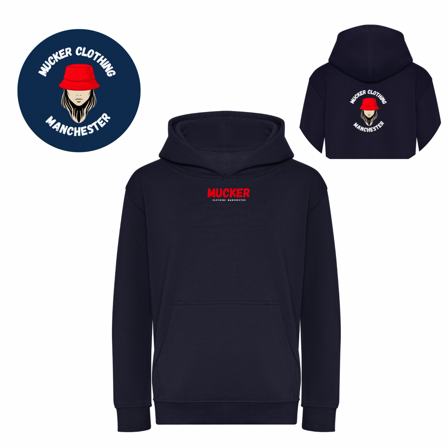 Mucker Manchester Hoodie Women’s Navy