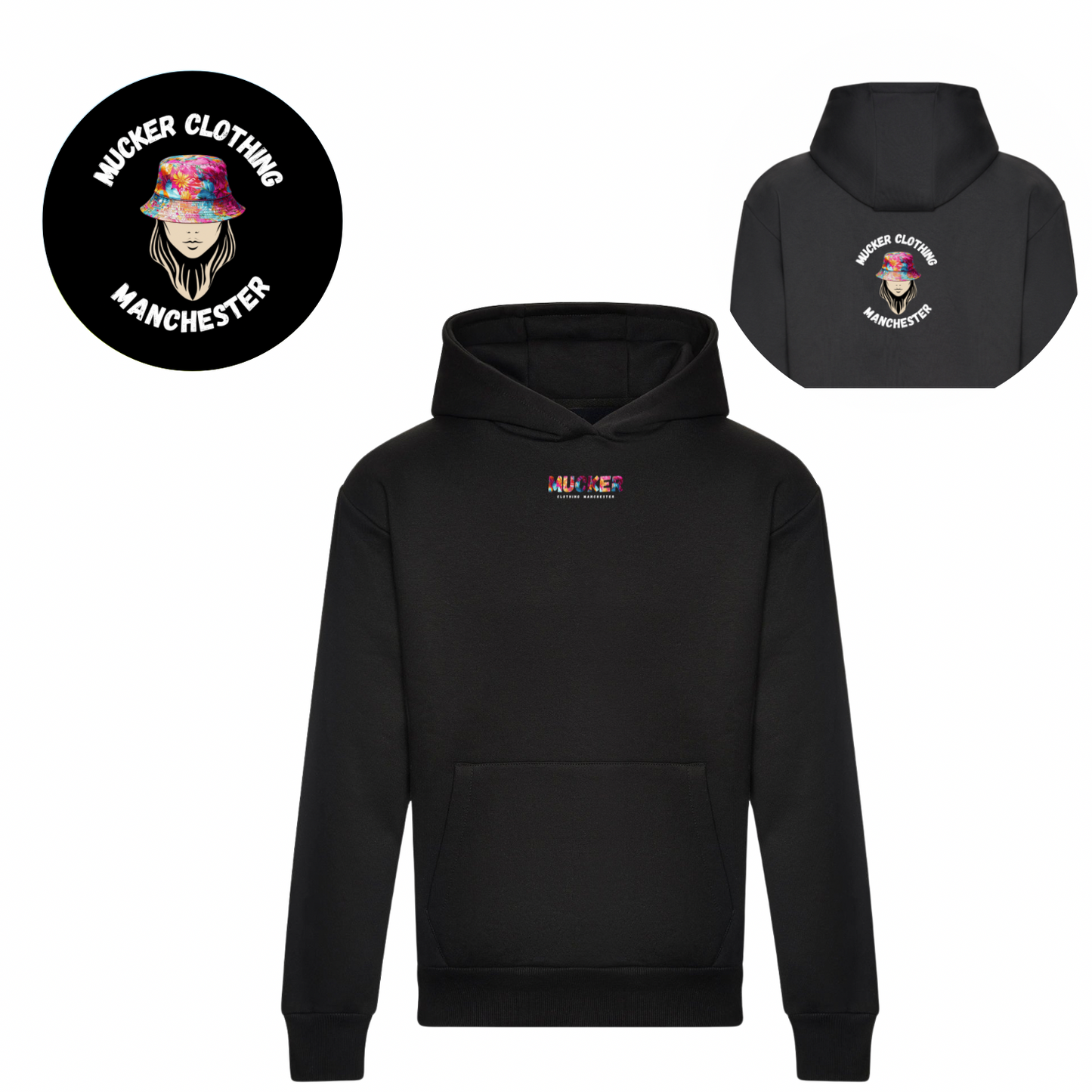 Mucker Manchester Hoodie Woman’s Black