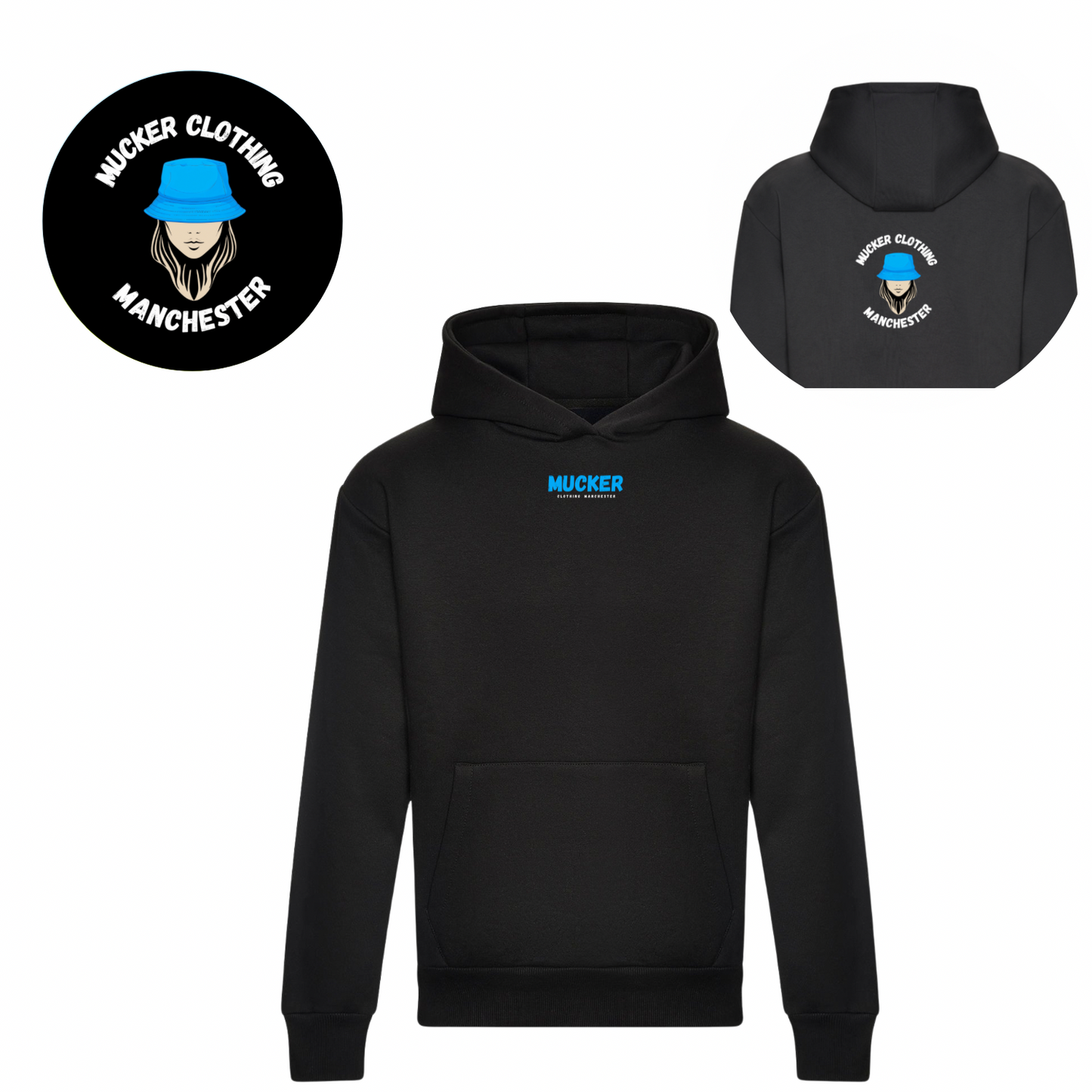 Mucker Manchester Hoodie Woman’s Black