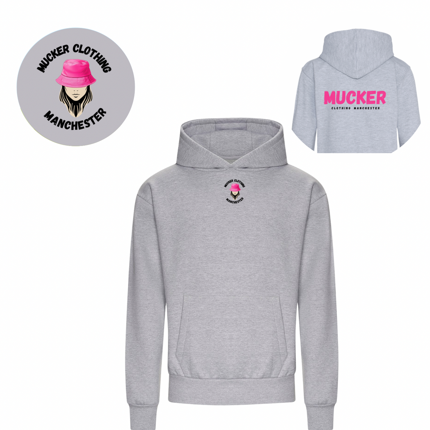 Mucker Original Hoodie Grey women