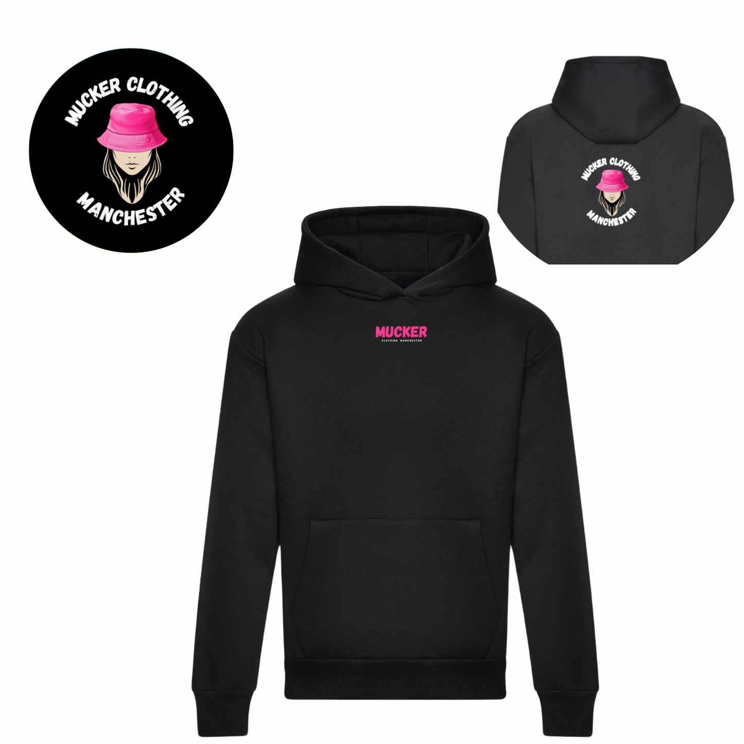 Mucker Manchester Hoodie Woman’s Black