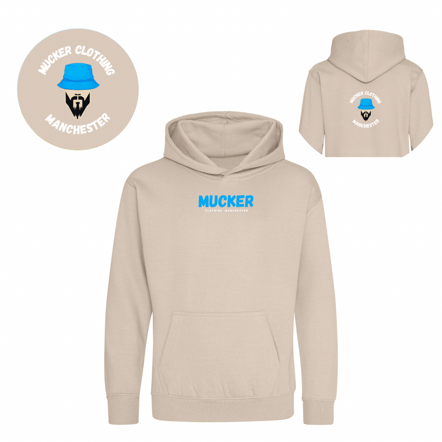 Mucker Manchester Hoodie Sand