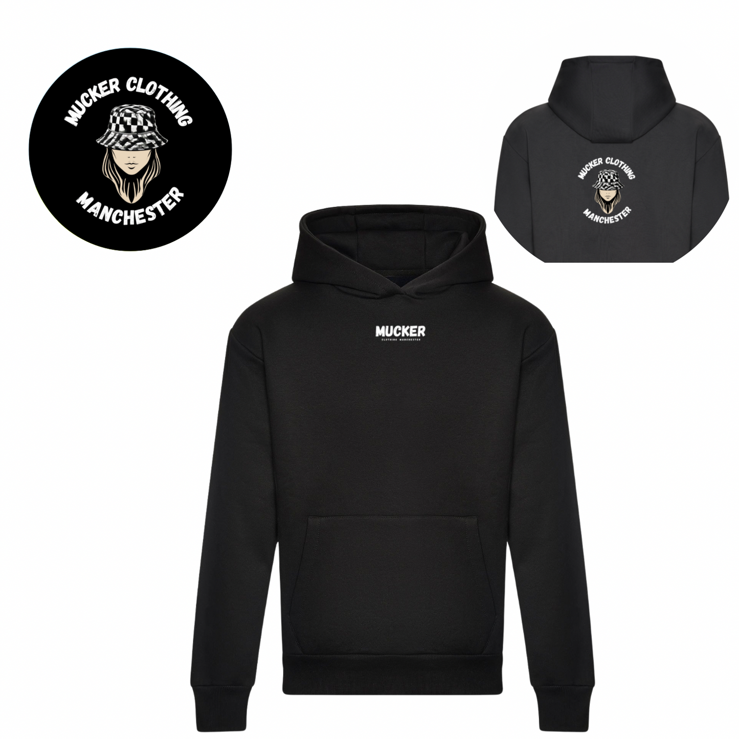 Mucker Manchester Hoodie Woman’s Black