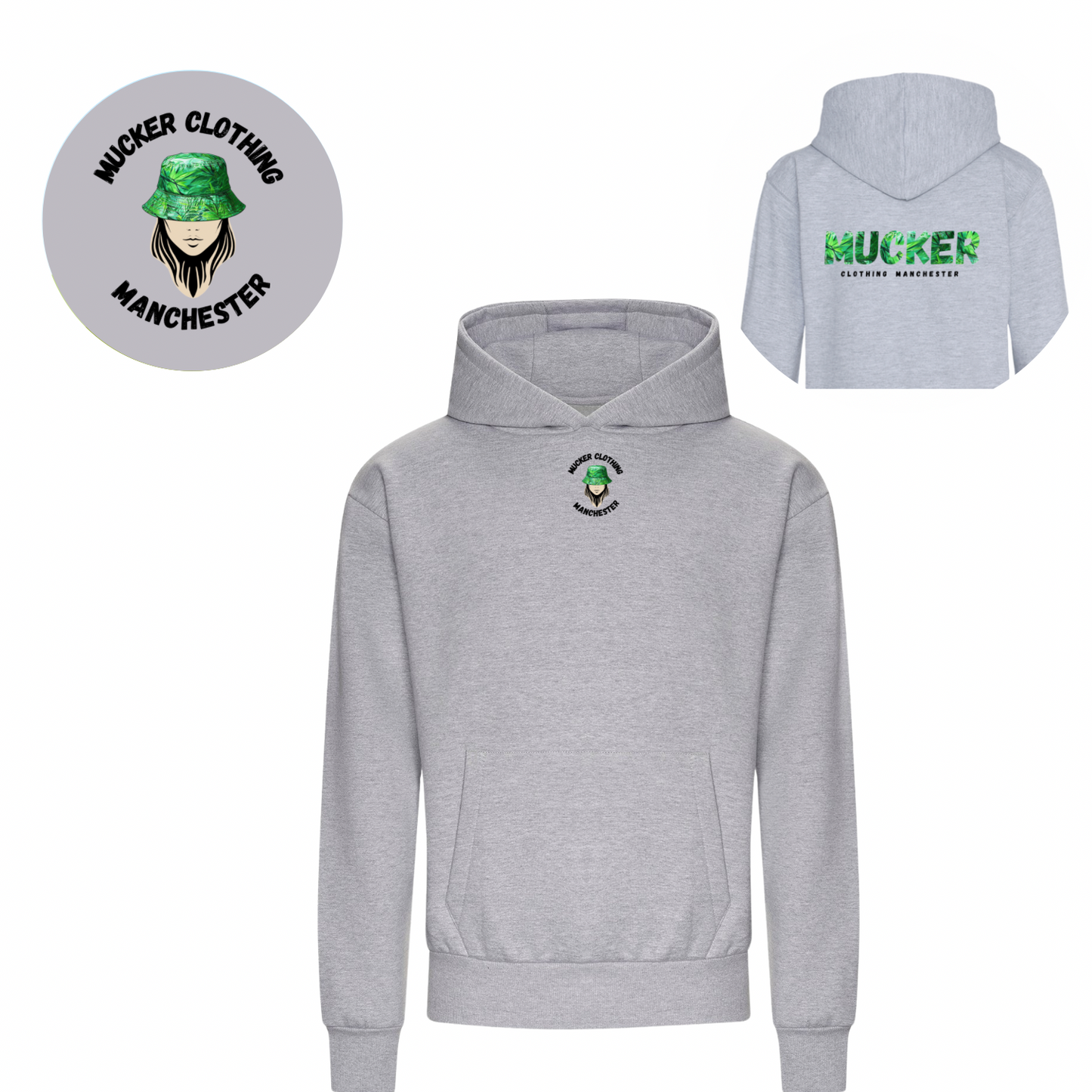 Mucker Original Hoodie Grey women