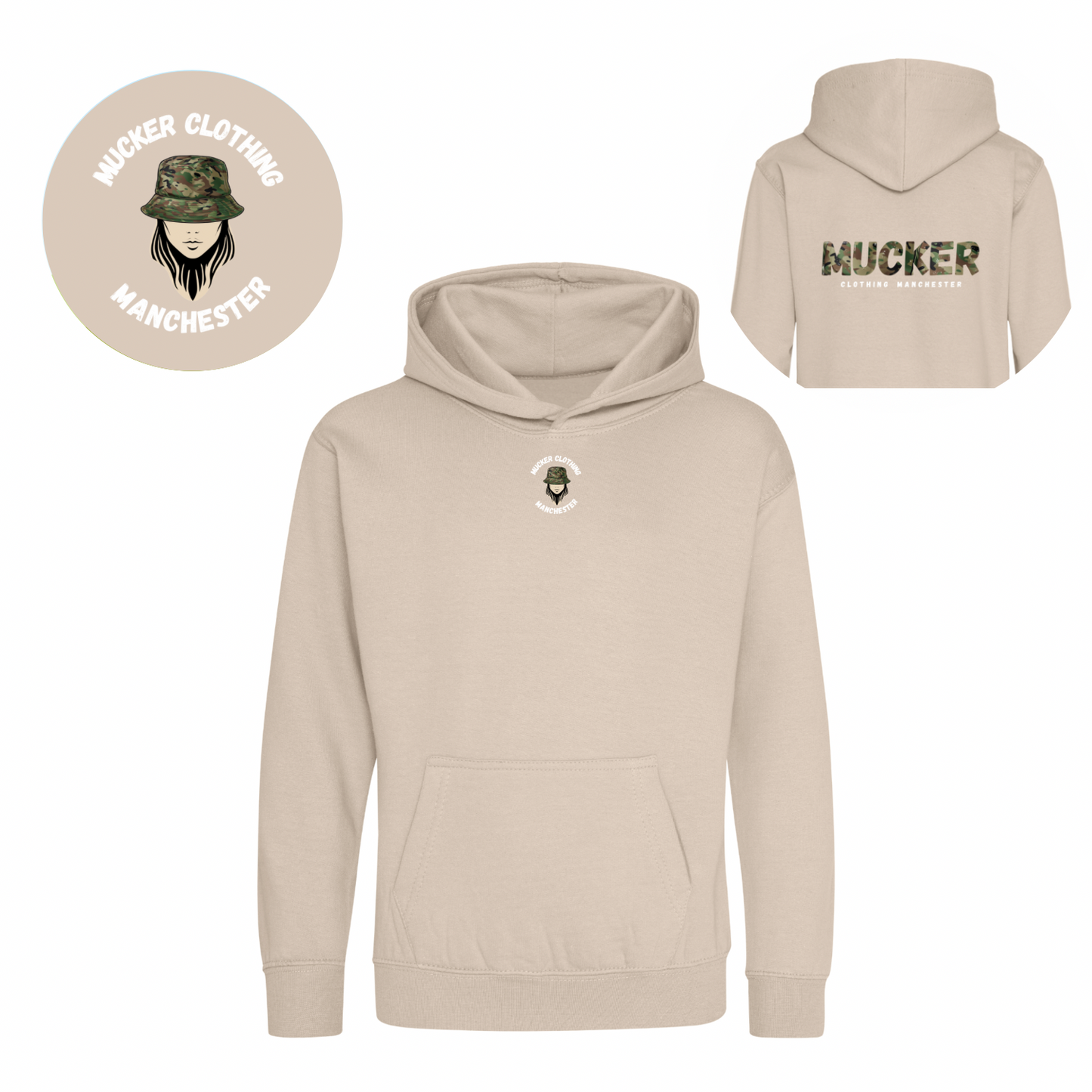 Mucker Original Hoodie Woman’s Sand