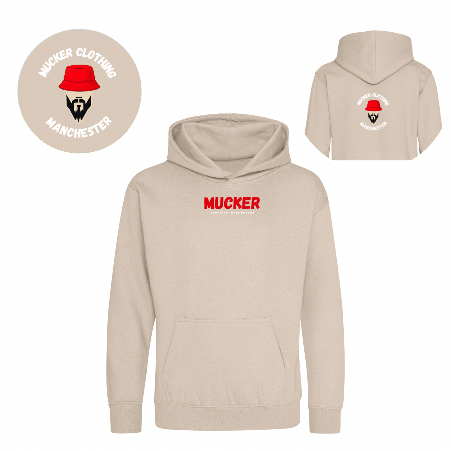 Mucker Manchester Hoodie Sand