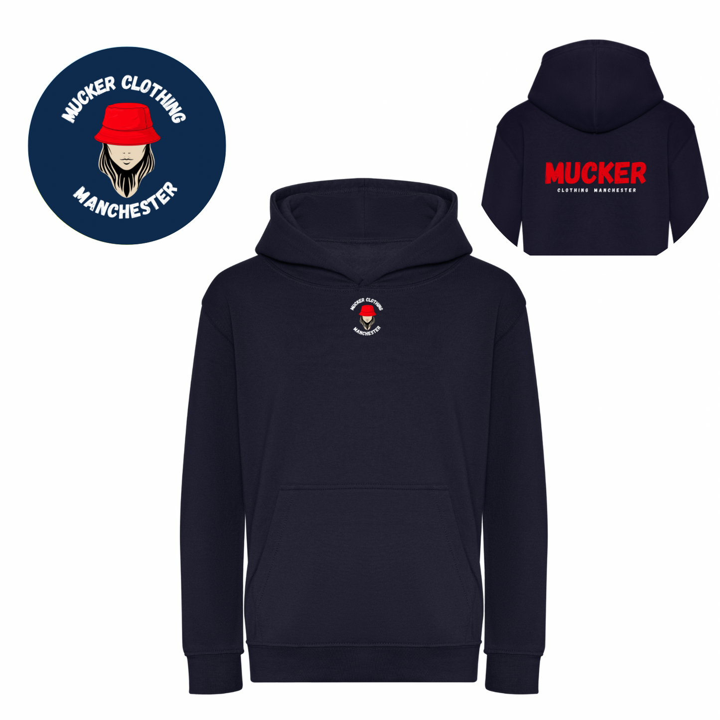 Mucker Original Hoodie Woman’s Navy